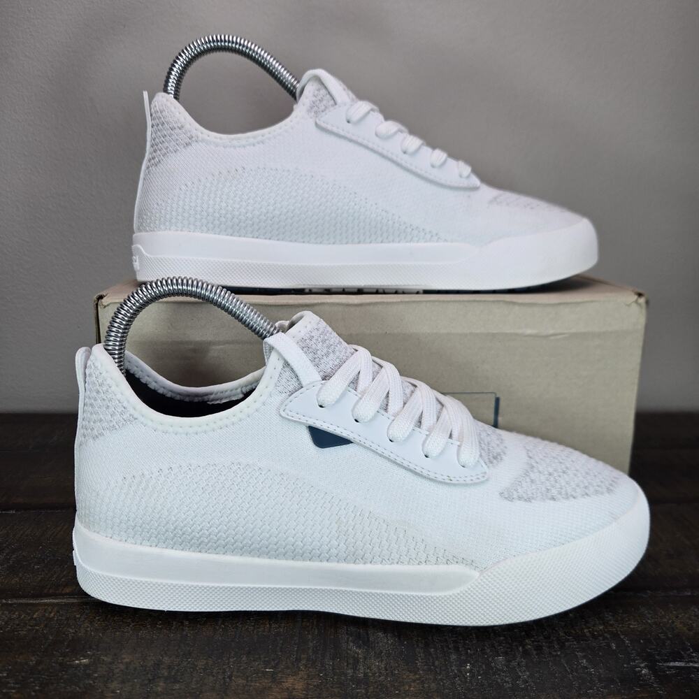 Vessi Weekend 1.5 Sneaker Womens Size 7 Waterproof Shoes Marble White